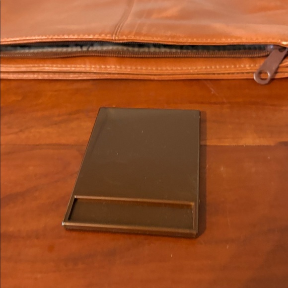 Vintage 1985 Genuine Leather Clutch | Made in Korea | Classic Brown Envelope Bag - Picture 10 of 10